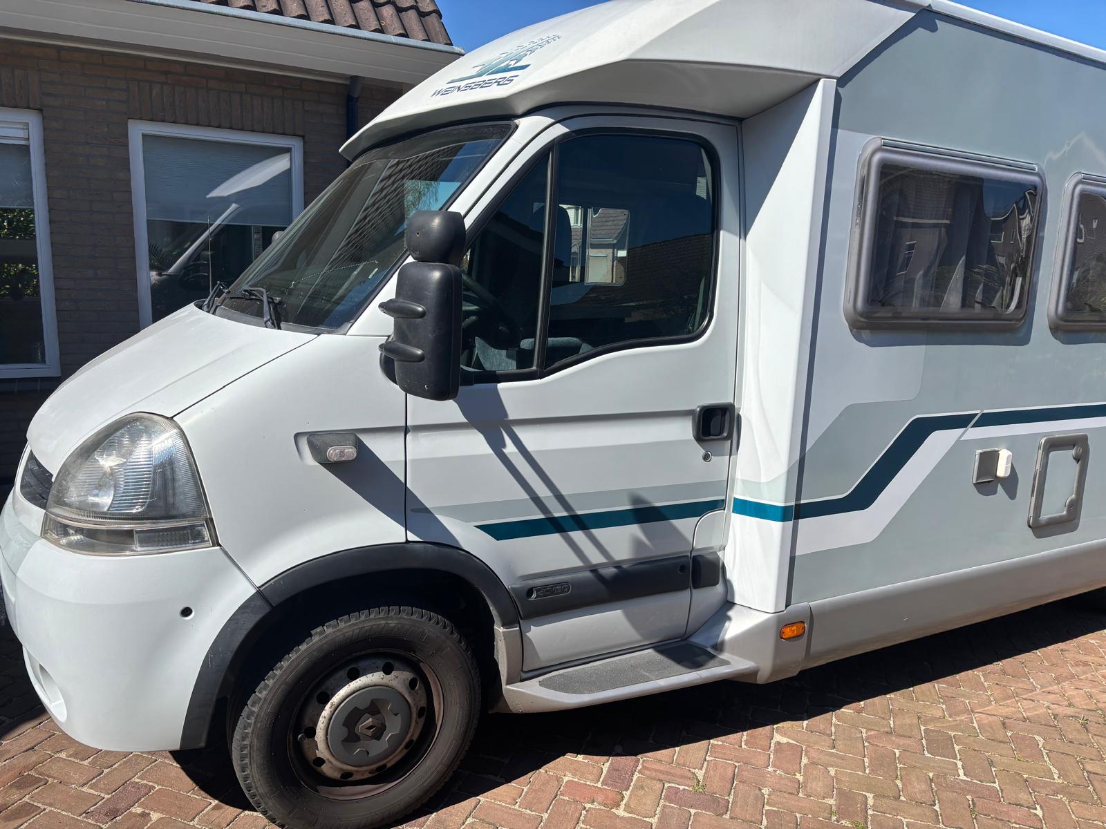 Voorkant camper Camper voorkant